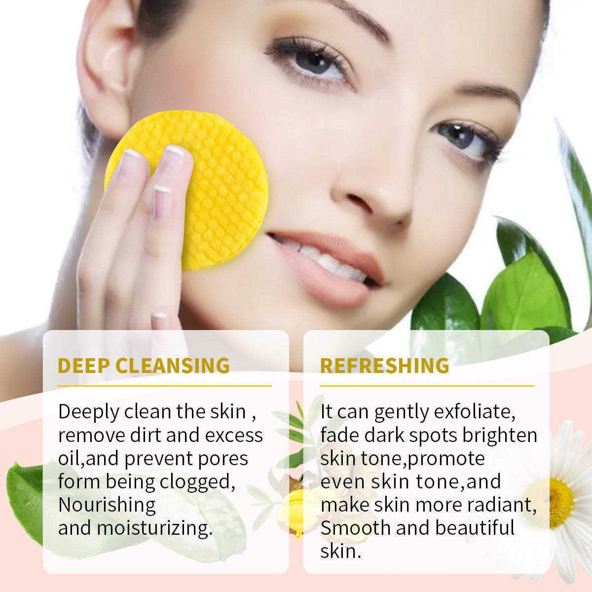 Turmeric Kojic Acid Cleansing Pad Cleansing And Oil Controlling