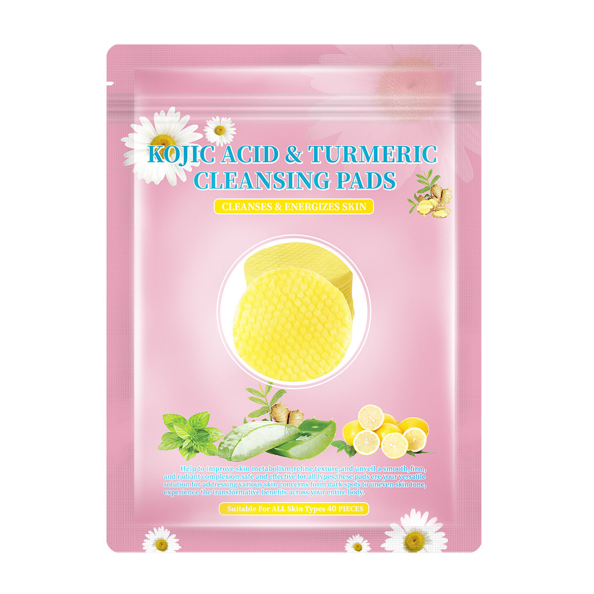 Turmeric Kojic Acid Cleansing Pad Cleansing And Oil Controlling