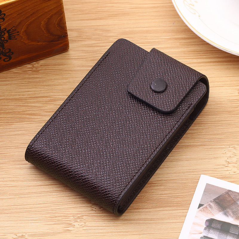 Small Organ Card Holder Male Large-Capacity Multi-Card Holder Student Campus Multi-Function Bank Card Holder Bank Card Holder
