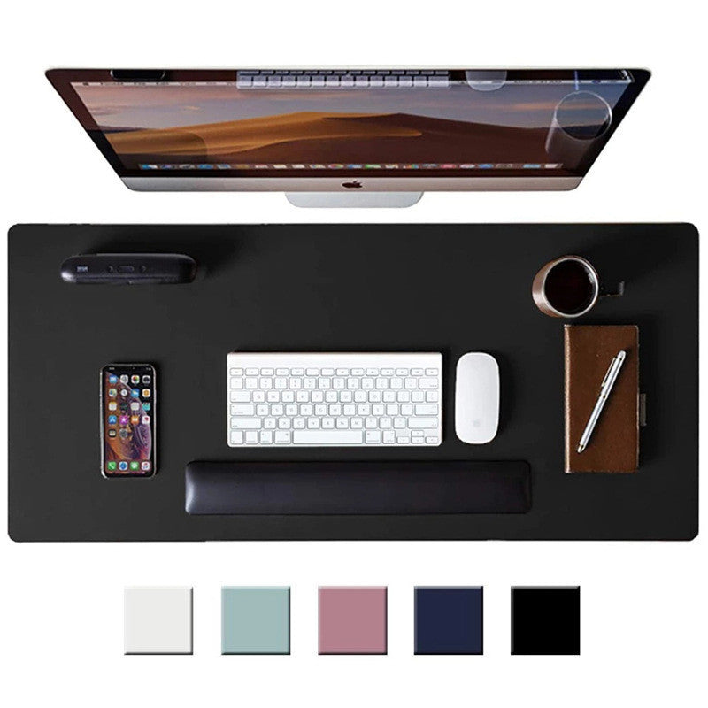 Double-sided Heterochromatic Mouse Pad Oversized Leather Table Mat