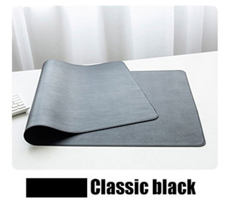 Double-sided Heterochromatic Mouse Pad Oversized Leather Table Mat