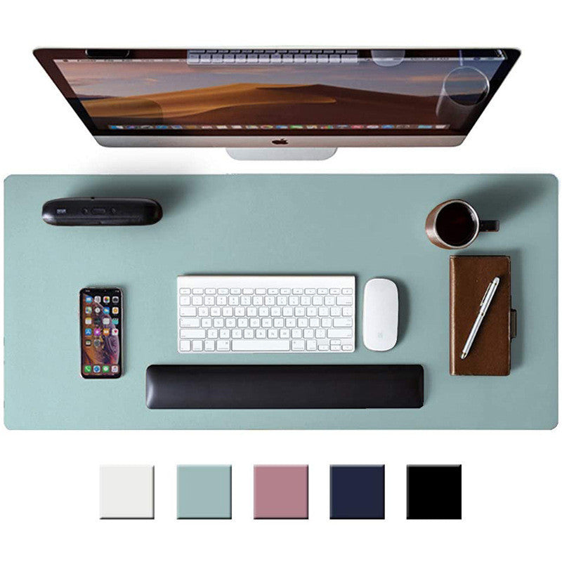 Double-sided Heterochromatic Mouse Pad Oversized Leather Table Mat