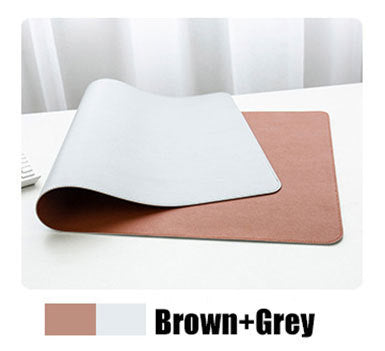 Double-sided Heterochromatic Mouse Pad Oversized Leather Table Mat