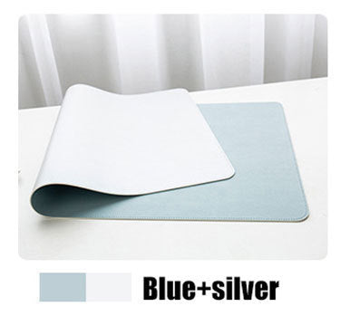 Double-sided Heterochromatic Mouse Pad Oversized Leather Table Mat