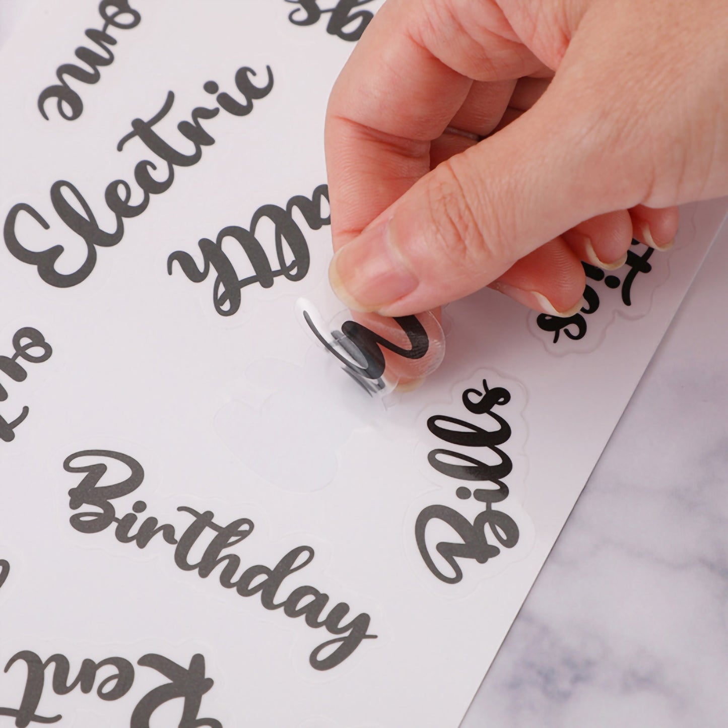 A6 PU Leather Budget Binder A6 Notebook Binder for Budgeting Money Saving Folder Marble Pattern Corner Protector Black