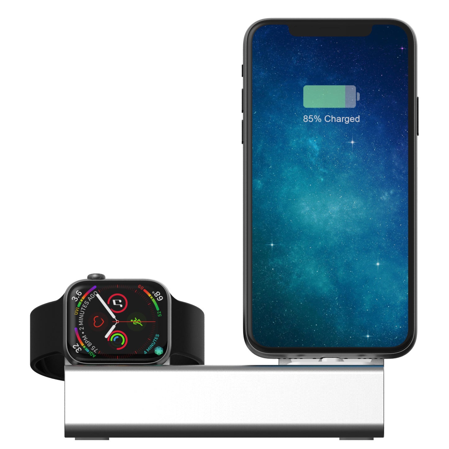 Compatible with Apple , Three in one aluminum alloy bracket