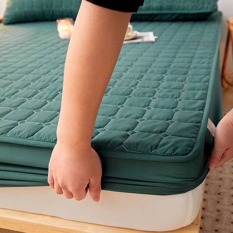 Thick Dustproof Non-slip Four Seasons Universal Quilted Fitted Sheet