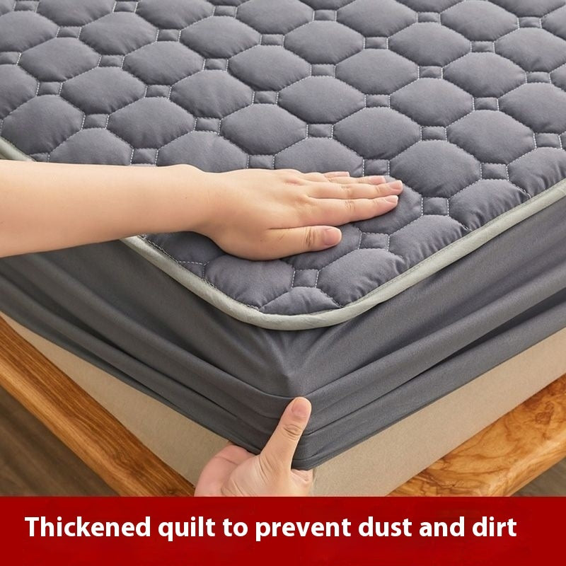 Thick Dustproof Non-slip Four Seasons Universal Quilted Fitted Sheet