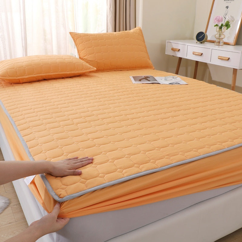 Thick Dustproof Non-slip Four Seasons Universal Quilted Fitted Sheet