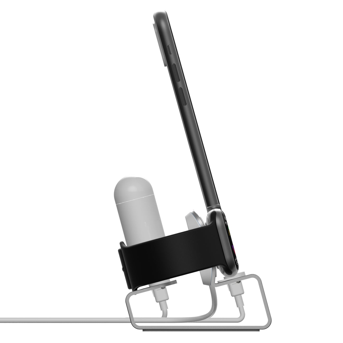 Compatible with Apple , Three in one aluminum alloy bracket