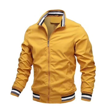 SPRING AND AUTUMN SPORTS SOLID COLOR COAT