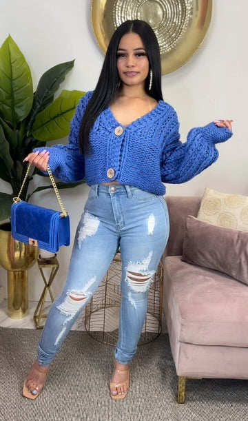 Stretch Ripped Jeans