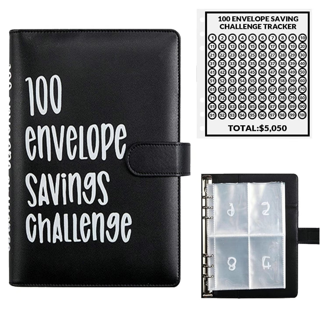 100 Envelope Challenge Binder