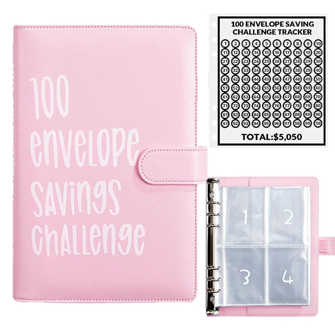 100 Envelope Challenge Binder