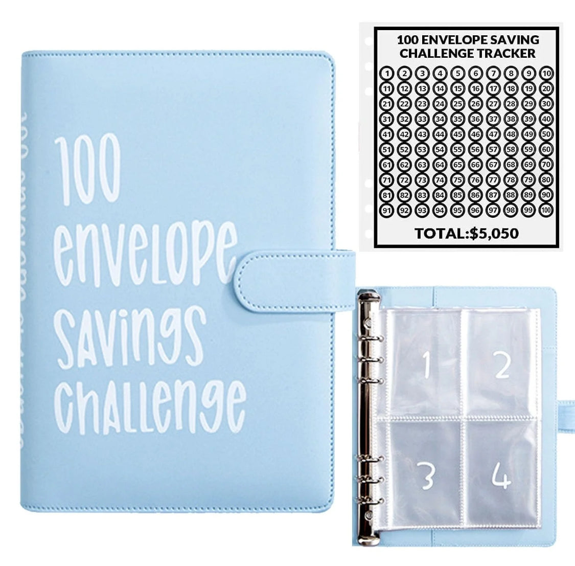 100 Envelope Challenge Binder