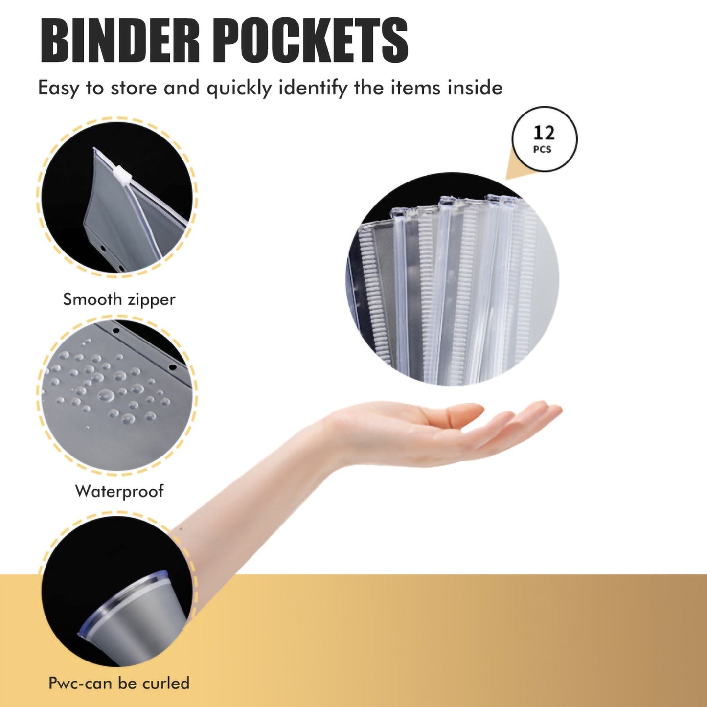 A6 PU Leather Budget Binder A6 Notebook Binder for Budgeting Money Saving Folder Marble Pattern Corner Protector Black