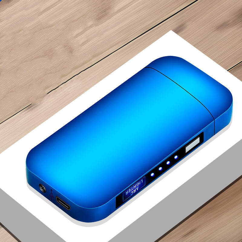 Hidden Button Electronic Induction USB Charging Lighter