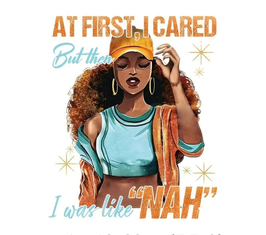 At First I Cared Tee